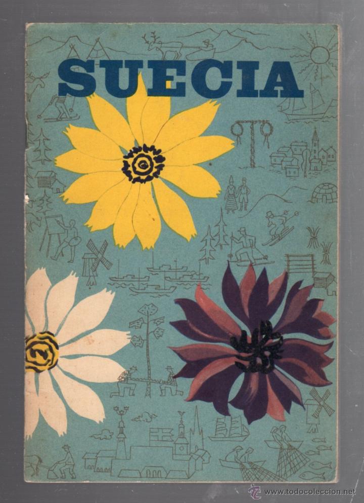 Tourismusbrosch&uuml;ren: FOLLETO DE TURISMO. SUECIA. GUIA DE VIAJES. ILUSTRADO. 48 PAGINAS.