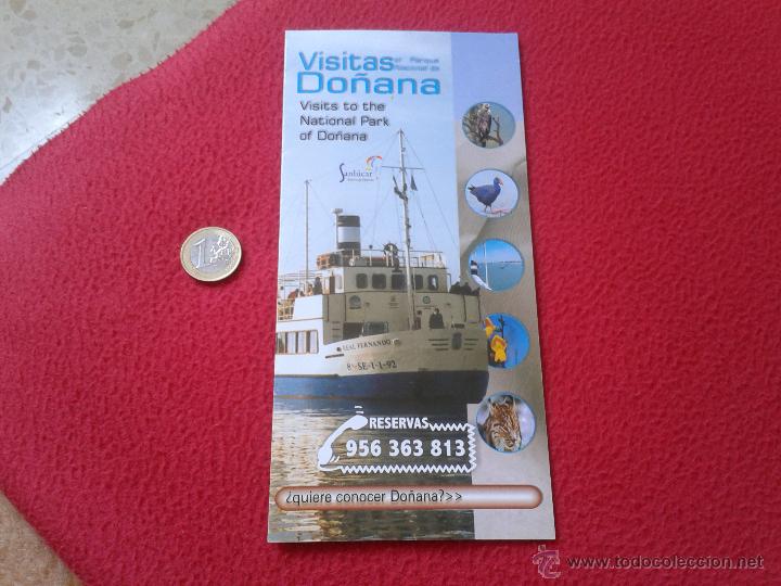 Tourismusbrosch&uuml;ren: FOLLETO TRIPTICO DE TURISMO, VIAJES O SIMILAR PARQUE NACIONAL DE DO&Ntilde;ANA ANDALUCIA ESPA&Ntilde;A IDEAL COLEC