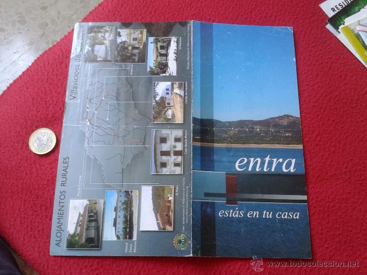 Tourismusbrosch&uuml;ren: FOLLETO DIPTICO DE PUBLICIDAD, TURISMO, VIAJES O SIMILAR VILLAVICIOSA DE CORDOBA ALOJAMIENTOS RURAL