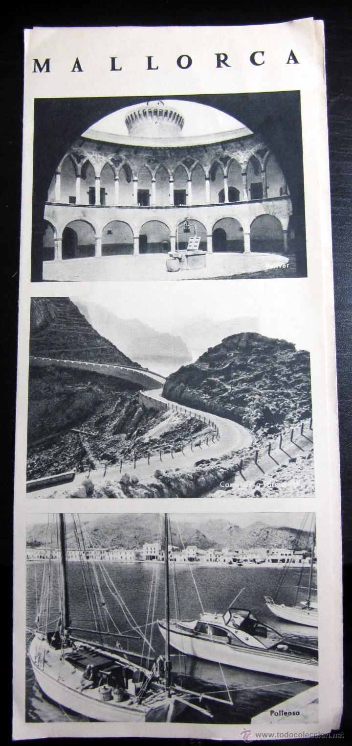 Folletos de turismo: FOLLETO TURISTICO ANTIGUO DE MALLORCA