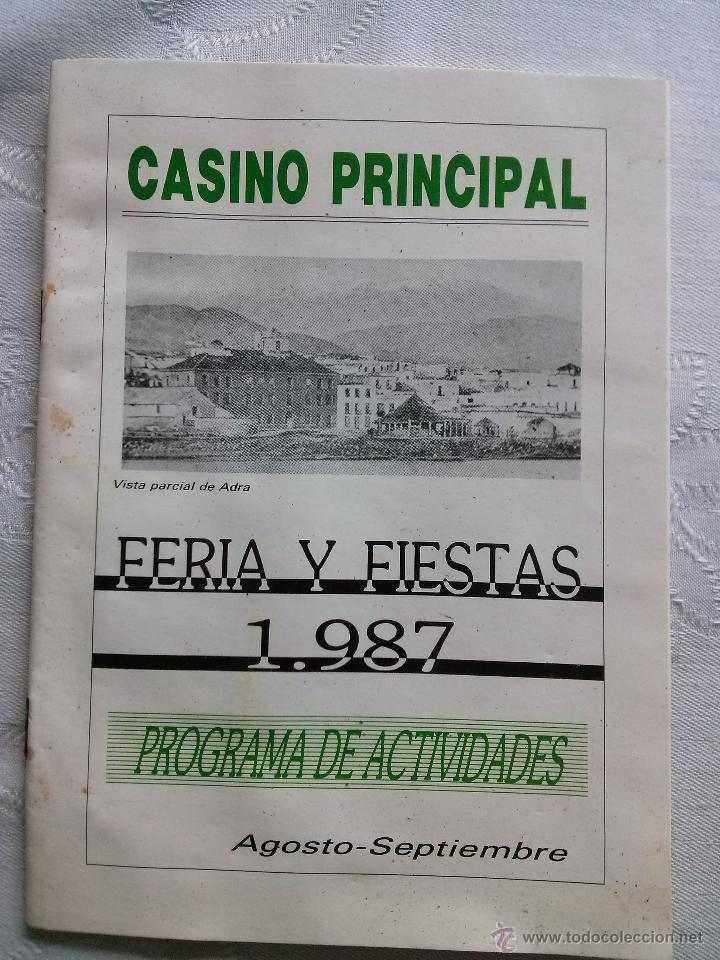 Folhetos de turismo: feria y fiestas 1997 adra casino principal
