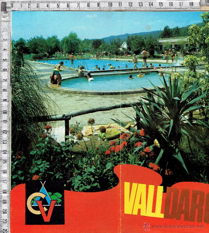 Brochures de tourisme: FOLLETO CAMPING VALLDARO-PLAYA DE ARO- GERONA-1974.