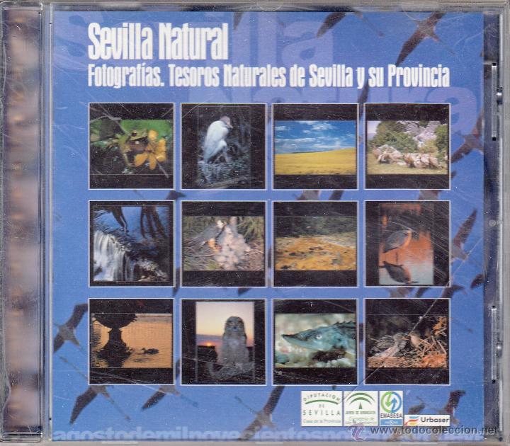 Brochures de tourisme: CD-ROM. SEVILLA NATURAL. FOTOGRAF&Iacute;AS. TESOROS NATURALES DE SEVILLA Y SU PROVINCIA.
