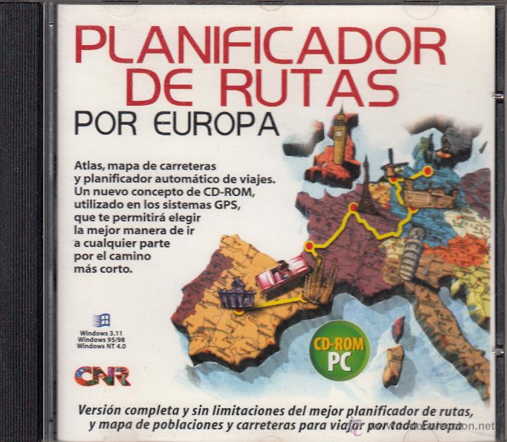 Brochures de tourisme: CD-ROM. PLANIFICADOR DE RUTAS POR EUROPA. ATLAS, MAPA DE CARRETERA Y PLANIFICADOR AUTOM&Aacute;TICO DE RUTA