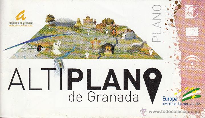 Tourismusbrosch&uuml;ren: ALTIPLANO DE GRANADA. PLANO. EUROPA INVIERTE EN LAS ZONAS RURALES.