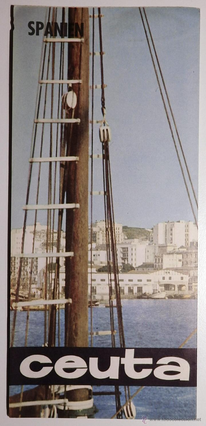 Folhetos de turismo: FOLLETO DE TURISMO DE  CEUTA EN ALEMAN