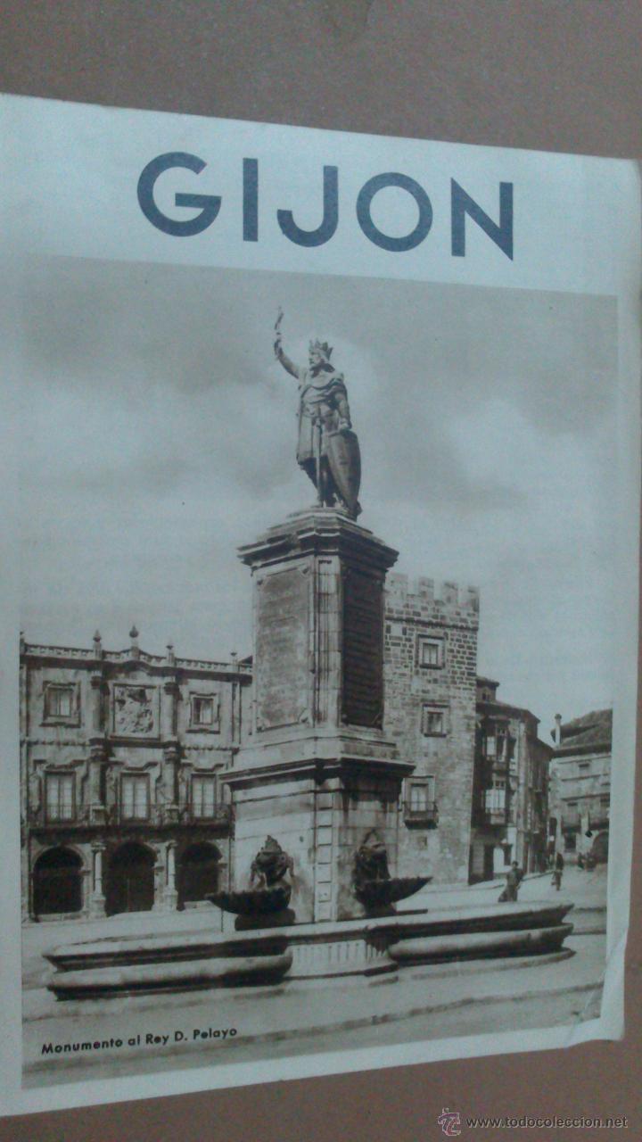 Folletos de turismo: FOLLETO TURISTICO DE GIJON,  ASTURIAS, CON FOTOS, 8 PAGINAS