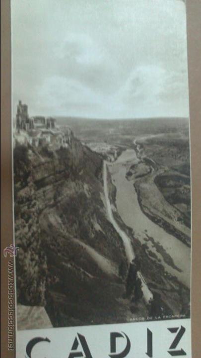 Travel Brochures: TRIPTICO DE CADIZ , PATRONATO NACIONAL DE TURISMO, CON FOTOS