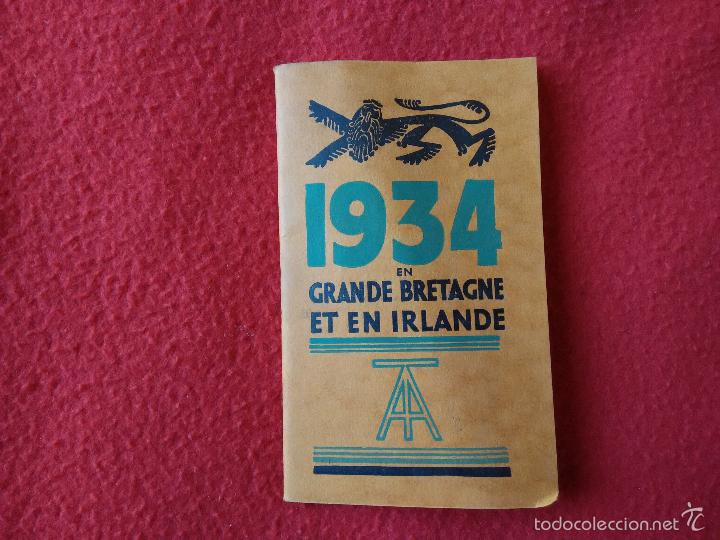 Folletos de turismo: Gran Breta&ntilde;a e Irlanda 1934 - Foto 1