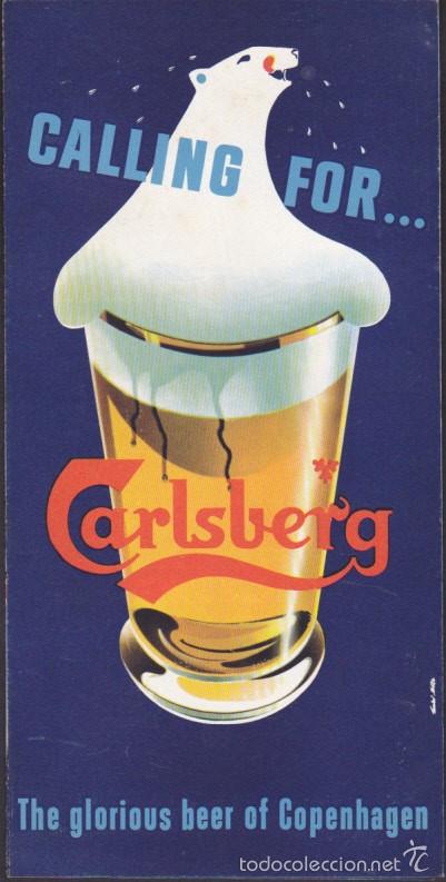 Brochures de tourisme: FOLLETO TURISMO DINAMARCA PUBLICIDA CERVEZA CALSBERG