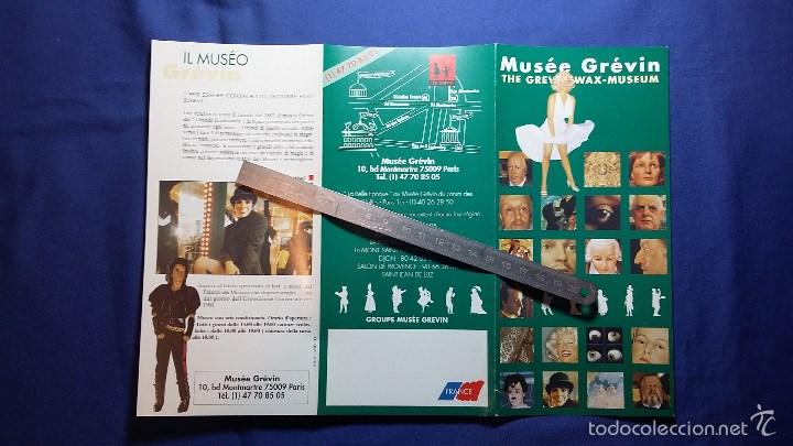 Folletos de turismo: Folleto Musee Grevin  Paris - Foto 3