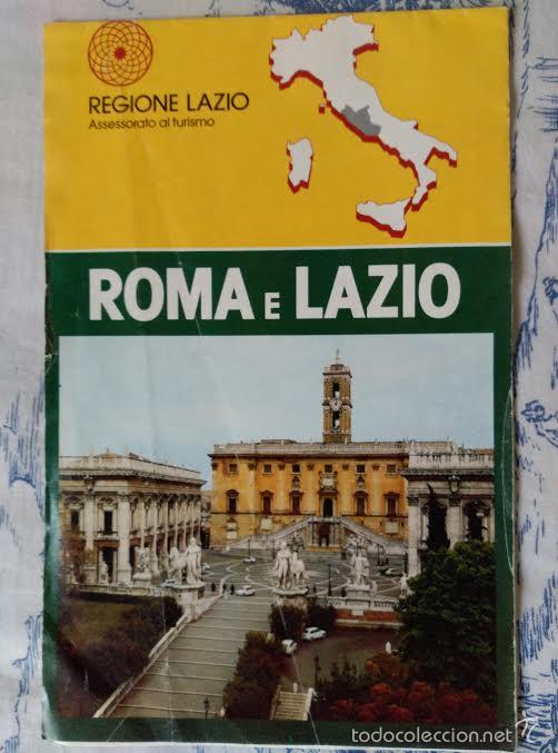 Folletos de turismo: PLANO Y MAPA DE ROMA Y LAZIO - Foto 1