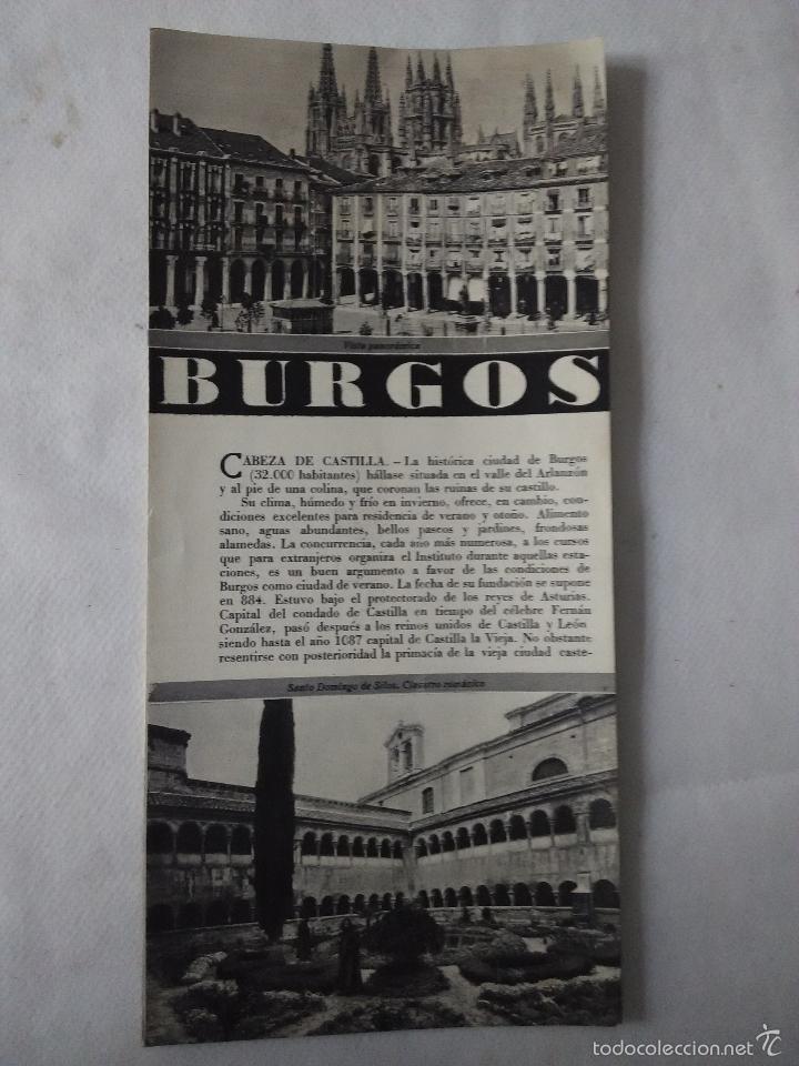 Folletos de turismo: Burgos - Foto 1