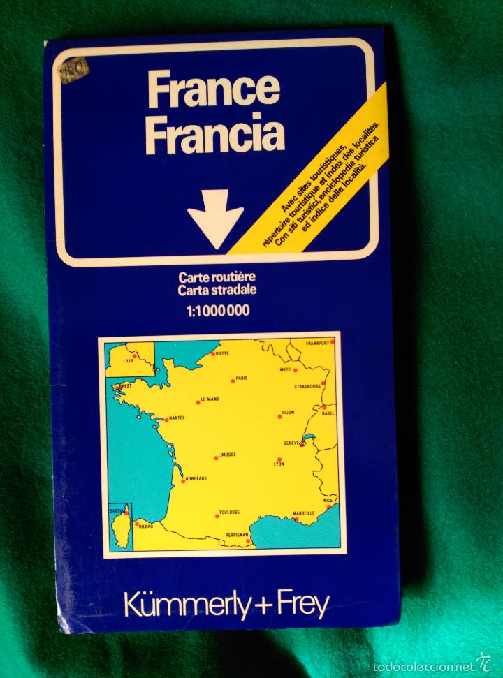 Folletos de turismo: MAPA DE CARRETERAS DE FRANCIA - Foto 1