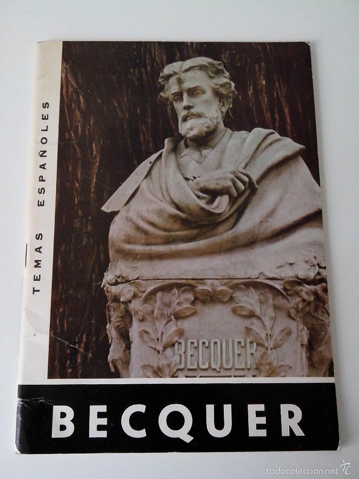 Folletos de turismo: CATALOGO TEMAS ESPA&Ntilde;OLES BECQUER 1969 N&ordm; 504