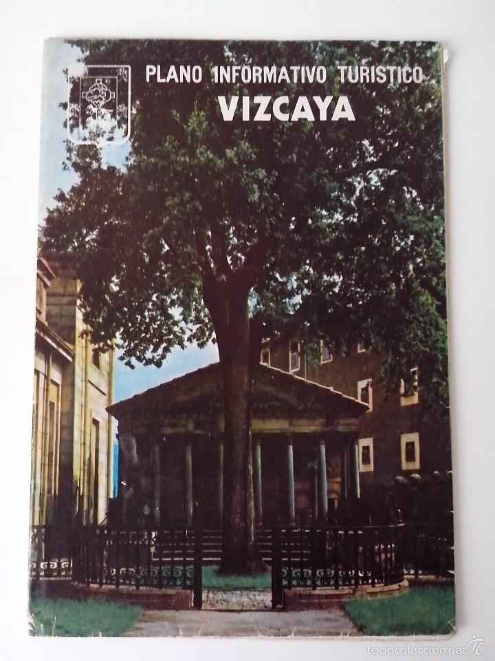 Brochures de tourisme: PLANO ANTIGUO INFORMATIVO TURISTICO BIZKAIA