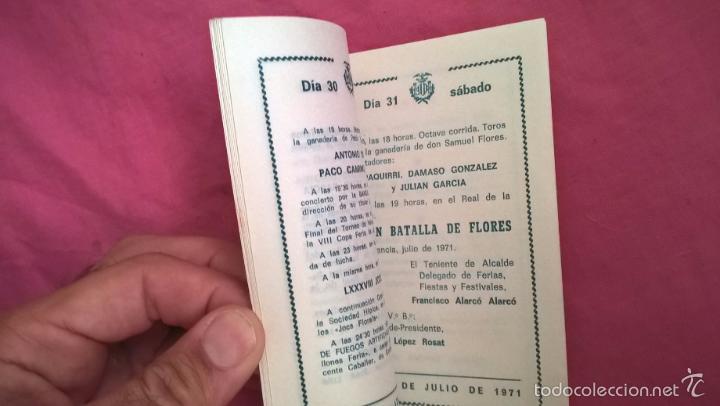 Folletos de turismo: Feria de Julio de Valencia 1971. Programa oficial - Foto 2