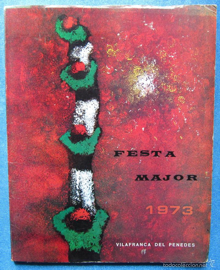 Tourismusbrosch&uuml;ren: ELS BALLS POPULARS DE LA FESTA MAJOR DE 1973. ANTONI SABAT&Eacute; I MILL, VILAFRANCA DEL PENED&Egrave;S