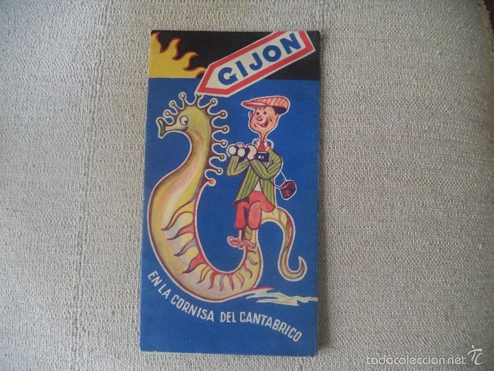 Travel Brochures: Folleto Turismo  Gij&oacute;n. Congreso XVI Hispan A Esperanto 1955