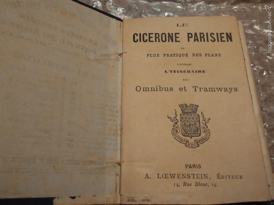 Folletos de turismo: LE CICERONE PARISIEN - - Foto 3