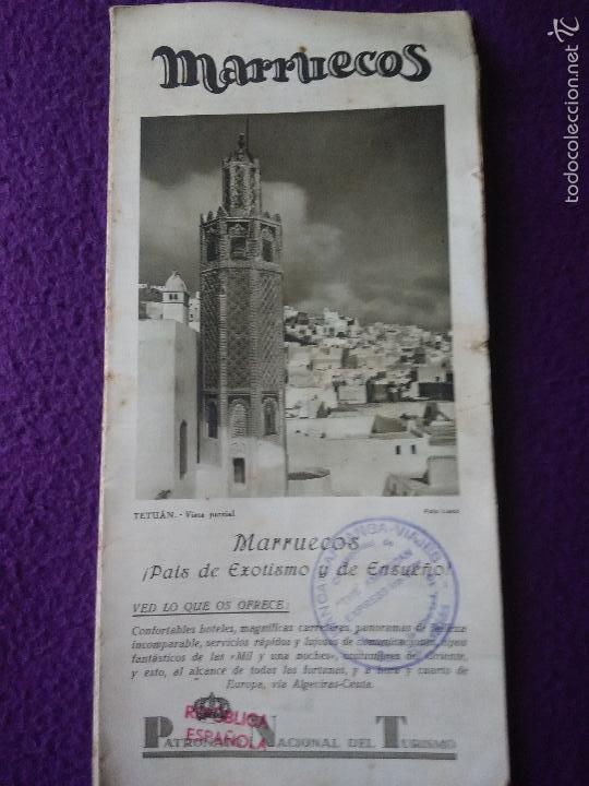 Folletos de turismo: Marruecos 1934-35 - Foto 1