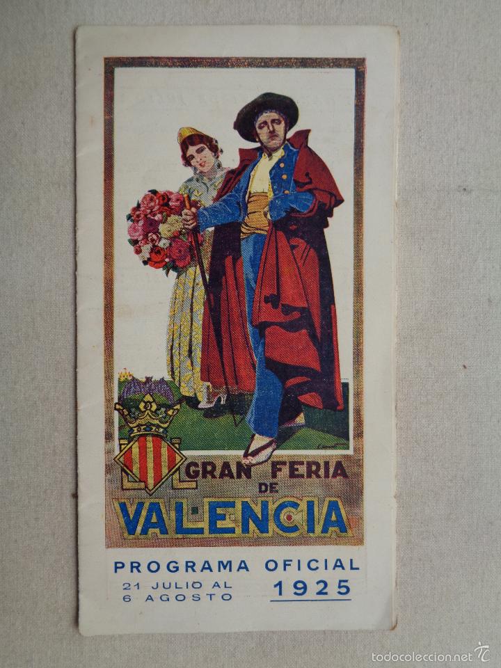 Tourismusbrosch&uuml;ren: GRAN FERIA DE VALENCIA.1925.S-021