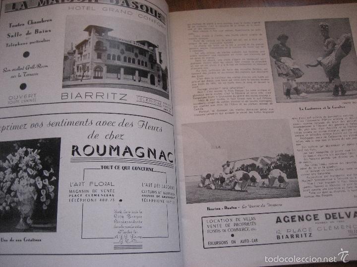 Folletos de turismo: Biarritz et la Cote Basque. 1949. - Foto 4