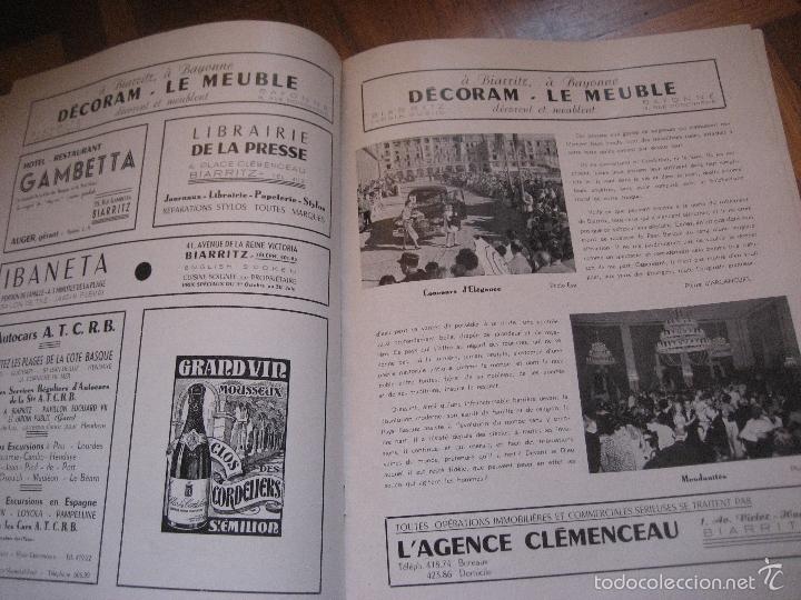 Folletos de turismo: Biarritz et la Cote Basque. 1949. - Foto 5