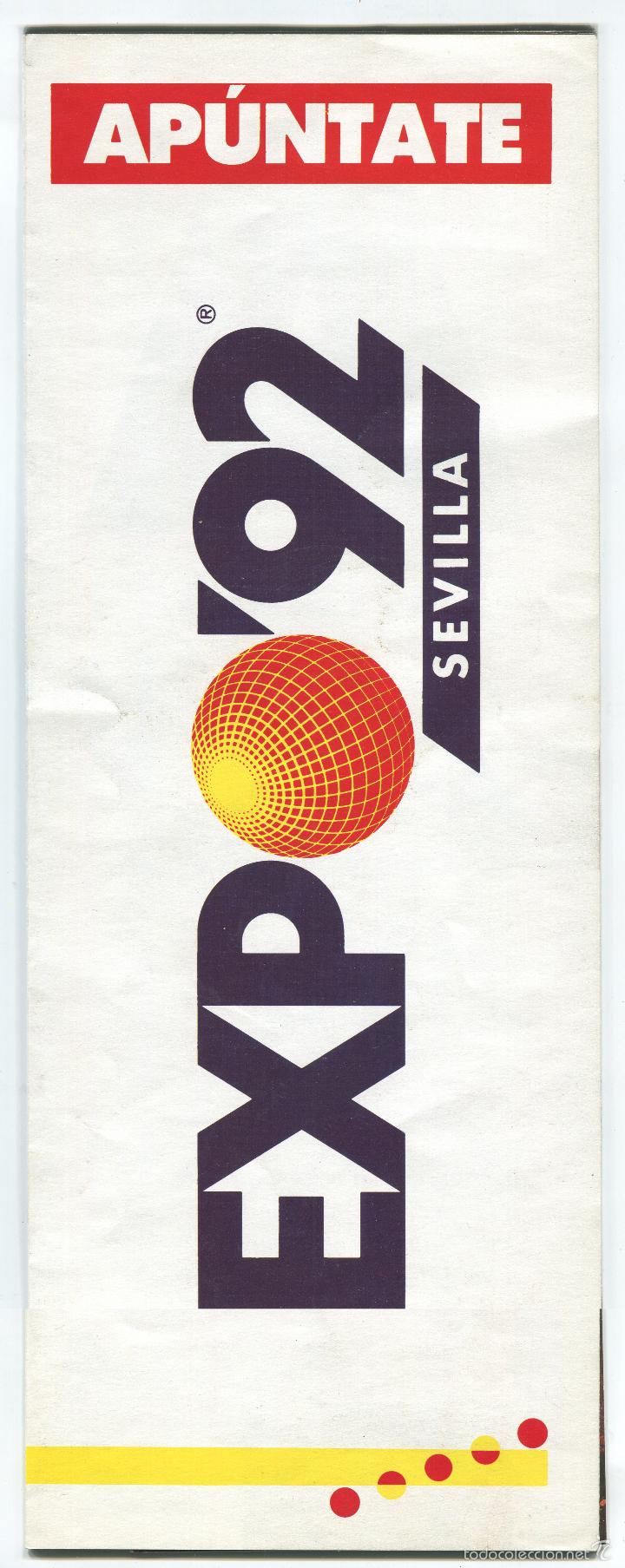 Folhetos de turismo: PROGRAMA ORIGINAL EXPO 92 SEVILLA - MUY RARO