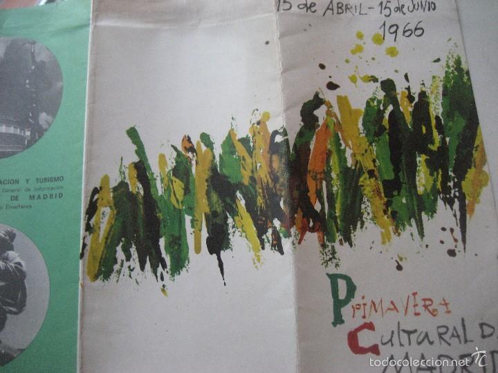 Folletos de turismo: Madrid. 1966. Programa Primavera Cultural. - Foto 6