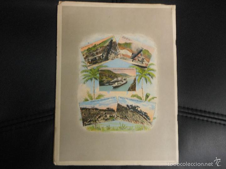 Folletos de turismo: 1914 CANAL DE PANAMA FOLLETO DE TURISMO SOUVENIR CON IMAGENES DE POSTALES POSTAL AMERICA USA - Foto 5 - 57891984