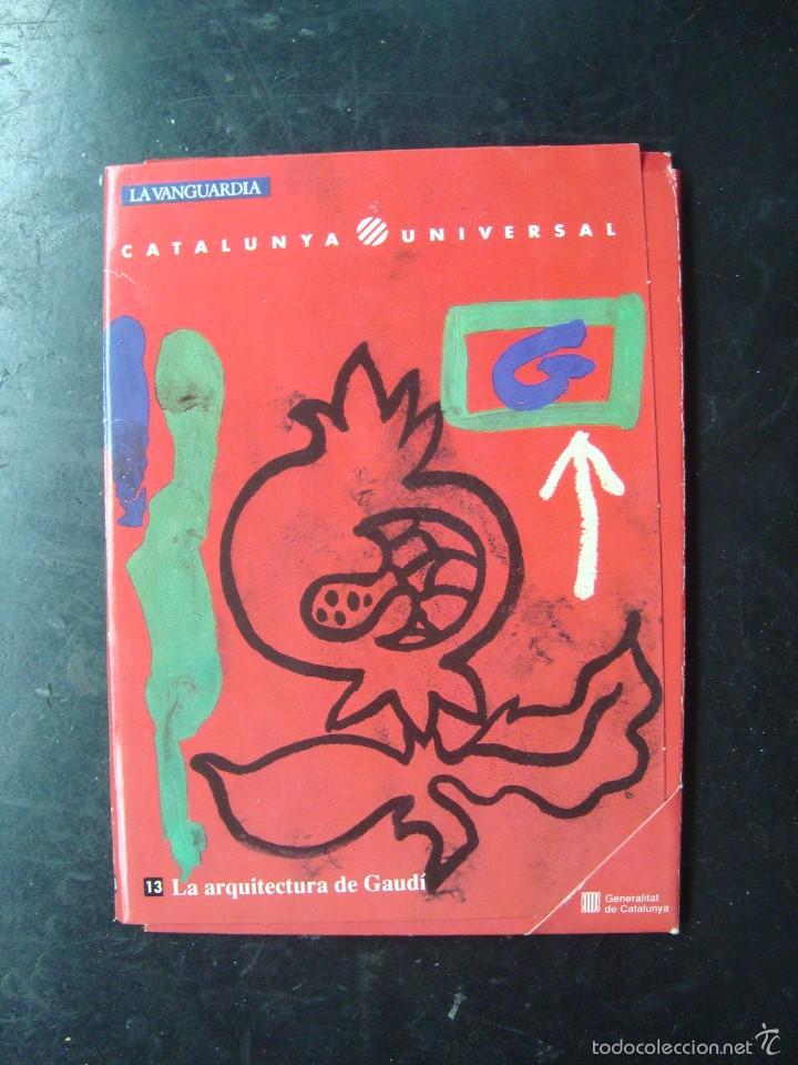 Tourismusbrosch&uuml;ren: Folleto carpeta, la arquitectura de gaudi, la vanguardia 13, catalunya universal