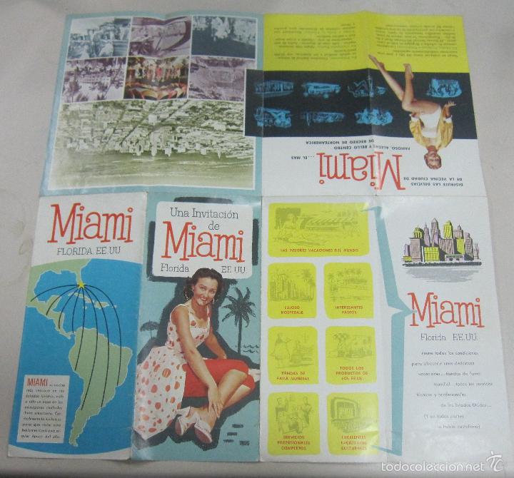 Tourismusbrosch&uuml;ren: FOLLETO DE TURISMO. UNA INVITACION DE MIAMI, FLORIDA. FOTOS EN EL INTERIOR. VER
