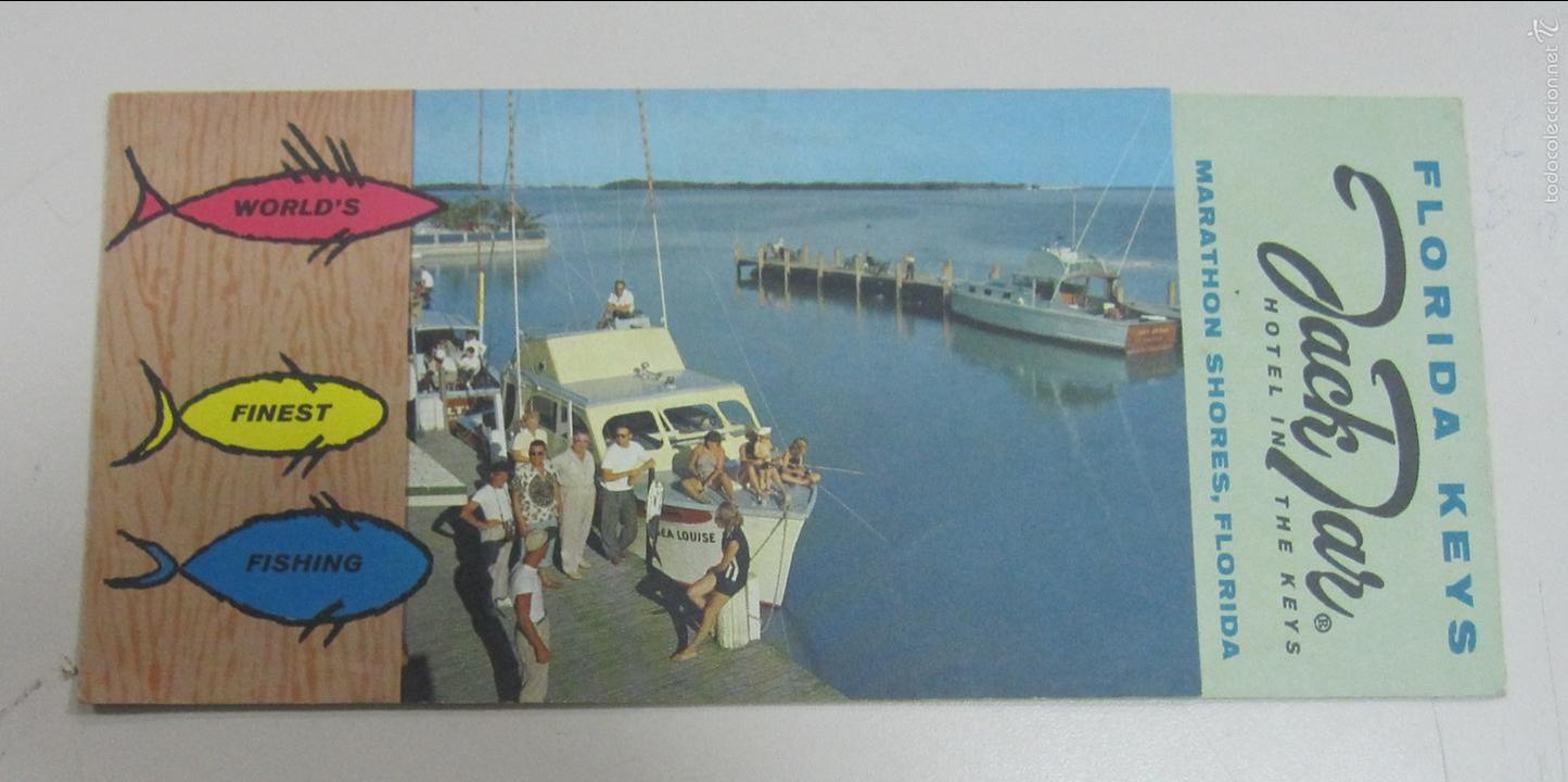 Brochures de tourisme: FOLLETO DE TURISMO. FLORIDA KEYS. JACK DAR HOTEL. MARATHON SHORES, FLORIDA. 1959. VER