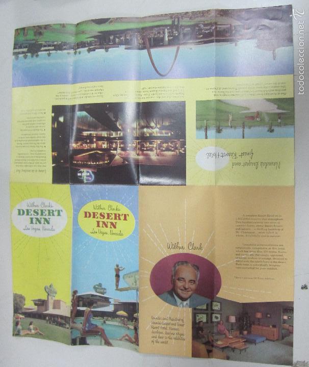 Brochures de tourisme: FOLLETO DE TURISMO. DESERT INN. LAS VEGAS, NEVADA. WILBUR CLARK'S. VER