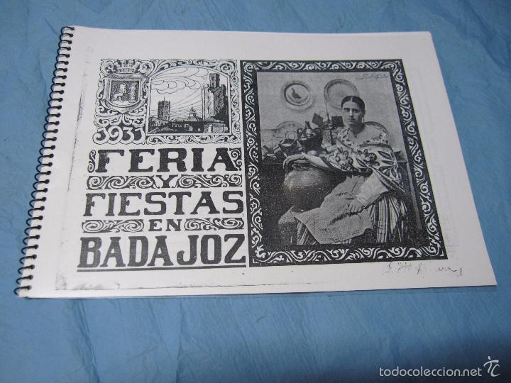 Travel Brochures: COPIA REVISTA O FOLLETO FERIAS Y FIESTAS DE BADAJOZ A&Ntilde;O 1931