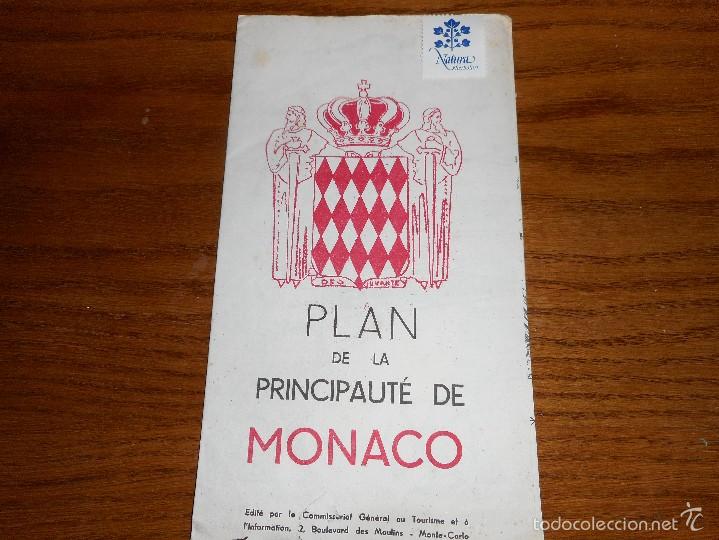 Travel Brochures: Plan de la Pricipaut&eacute; de Monaco - Plano Principado de M&oacute;naco - Monte-Carlo - desplegable