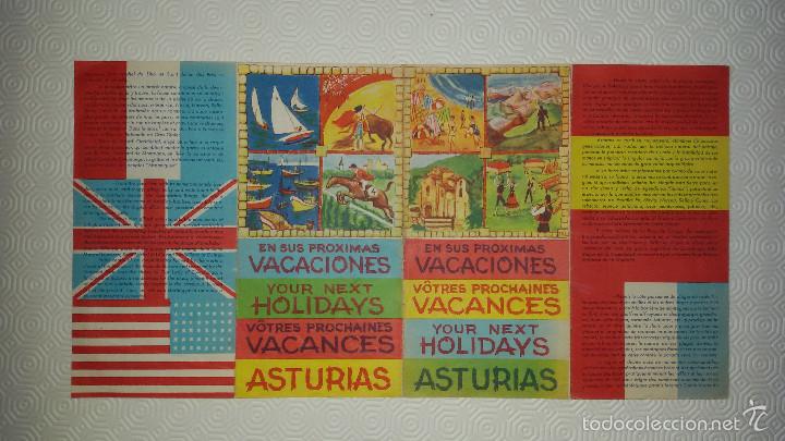 Tourismusbrosch&uuml;ren: FOLLETO TURISTICO: EN SUS PROXIMAS VACACIONES ASTURIAS.1956