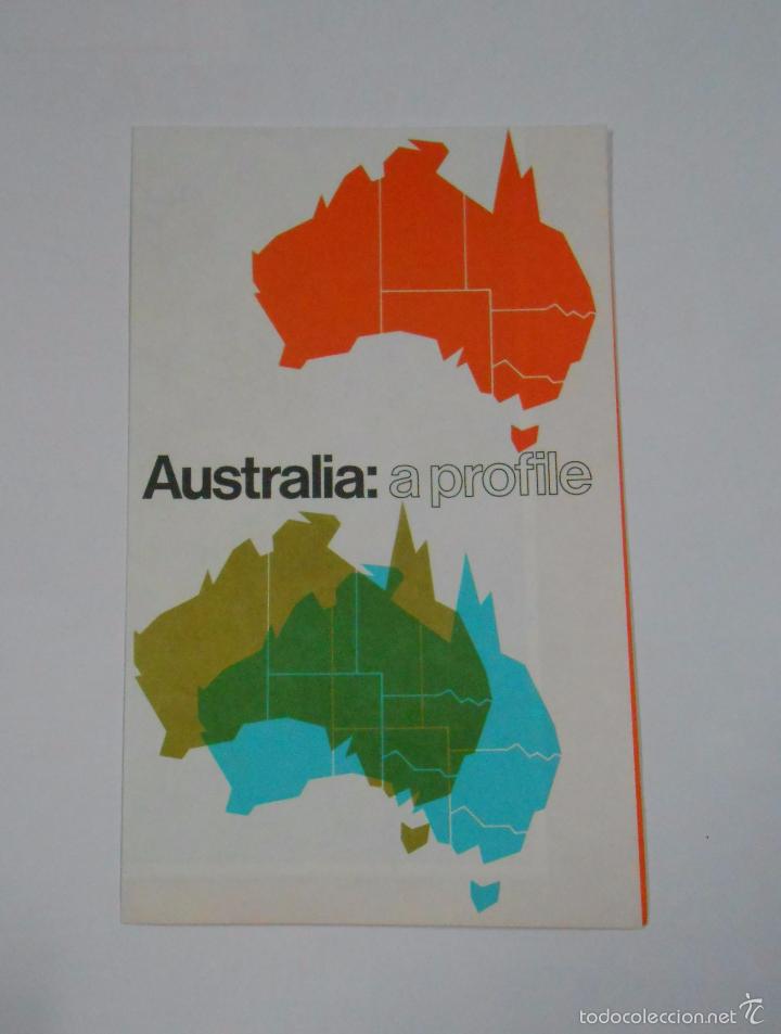 Australia A Profile Folleto En Ingles Anos 7 Buy Old Travel Brochures At Todocoleccion