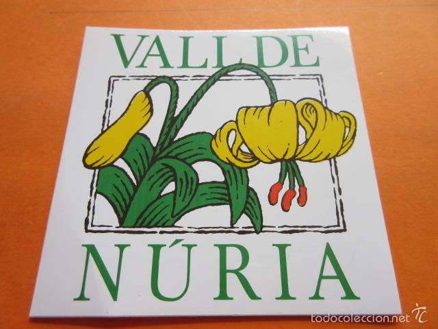 Folletos de turismo: PEGATINA ADHESIVO NUEVO ESTACION ESQUI VALL NURIA VALLE