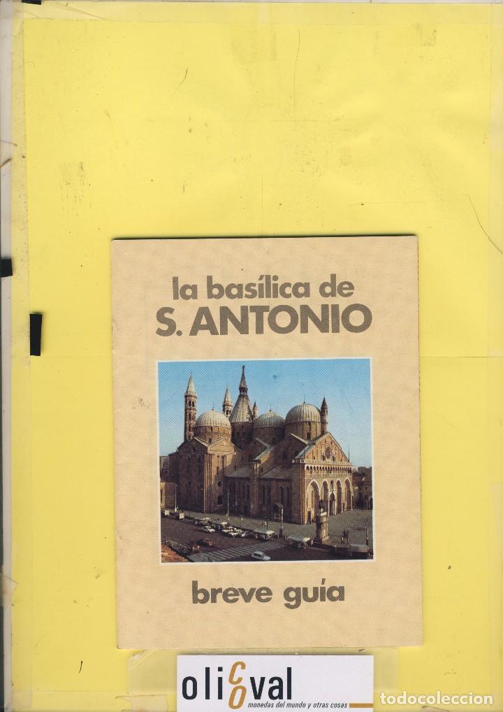 Folletos de turismo: ITALIA PADOVA BASILICA DE SAN ANTONIO DE PADUA  30 PAG.FOTOGRAFIAS PLANO . FT.33