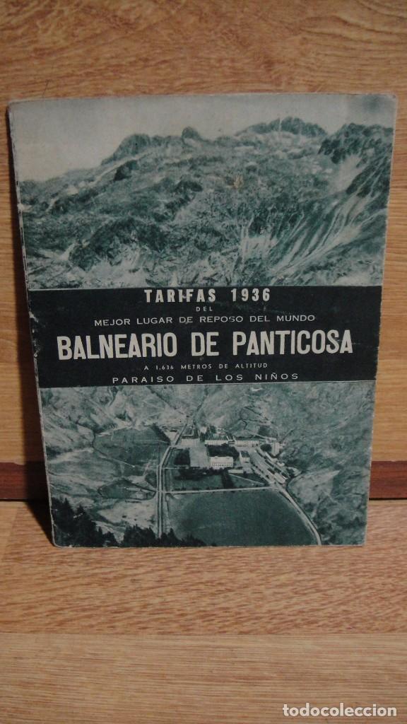 Brochures de tourisme: balneario de panticosa - tarifas 1936