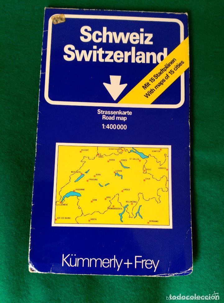 Folletos de turismo: MAPA DE CARRETERAS DE SUIZA - Foto 1