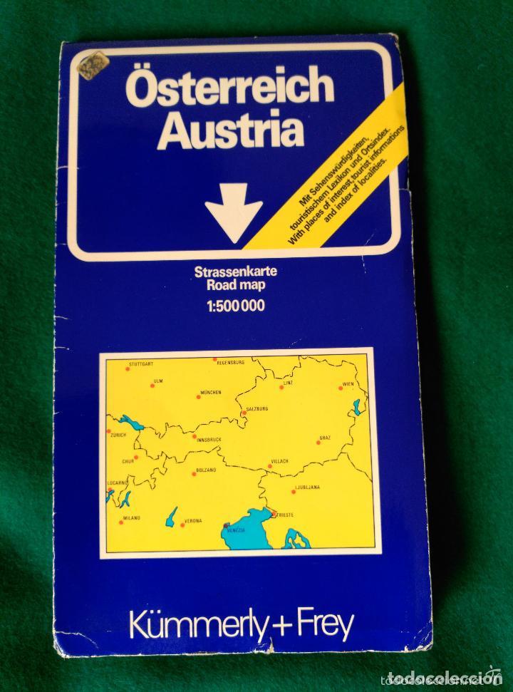 Folletos de turismo: MAPA DE CARRETERAS DE AUSTRIA - Foto 1
