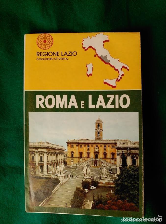 Folletos de turismo: MAPA Y PLANO DE ROMA Y LAZIO - Foto 1