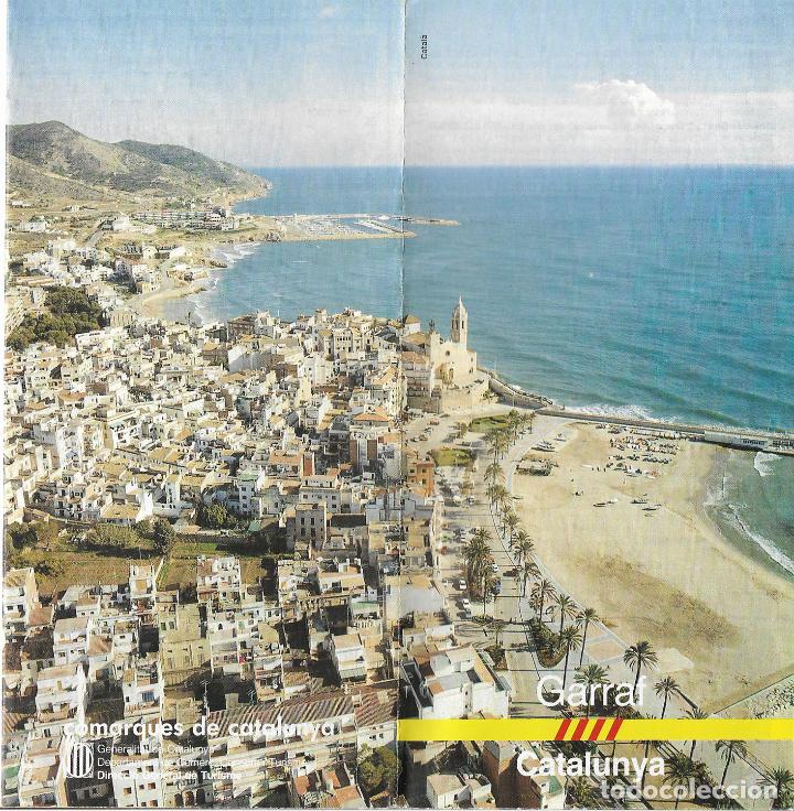 Travel Brochures: GARRAF, COMARQUES DE CATALUNYA, 1988, DEPARTAMENT DE COMER&Ccedil; I TURISME, EN CATALAN