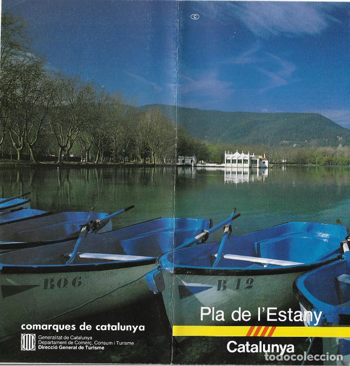 Travel Brochures: FOLLETO, PLA DE L'ESTANY, COMARQUES DE CATALUNYA, 1991, DEPARTAMENT DE COMER&Ccedil; I TURISME, EN CATALAN