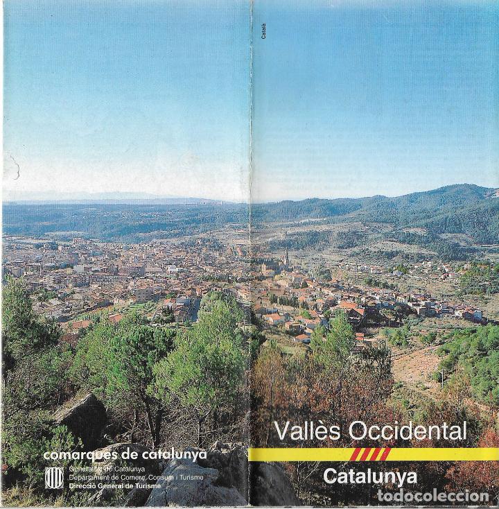 Travel Brochures: FOLLETO, VALL&Eacute;S OCCIDENTAL, COMARQUES DE CATALUNYA, 1990, DEPARTAMENT DE COMER&Ccedil; I TURISME, EN CATALA