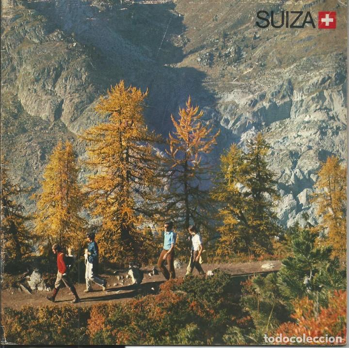 Tourismusbrosch&uuml;ren: GUIA DE TURISMO VINTAGE DE SUIZA DATOS POLITICOS ECONOMICOS REGIONES EN ESPA&Ntilde;OL TODO COLOR 1972