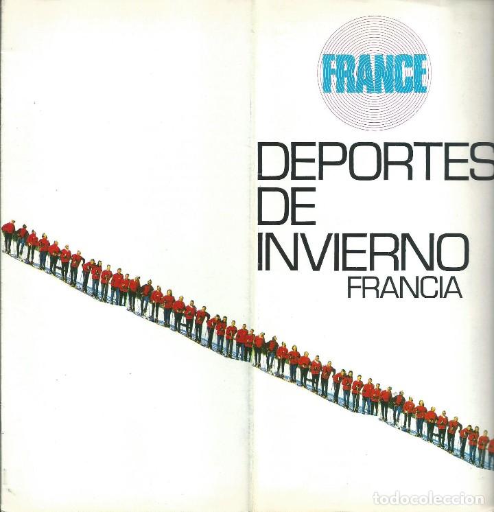 Tourismusbrosch&uuml;ren: GUIA DEPORTES DE INVIERNO FRANCIA A&Ntilde;OS 70. RESE&Ntilde;A DE TODAS LAS ESTACIONES FRANCESAS ESPA&Ntilde;OL